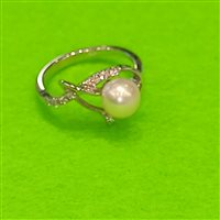 Anello Vidali Gioielli Donna in Oro bianco Perla ANOR-18-34 - ANOR-18-34